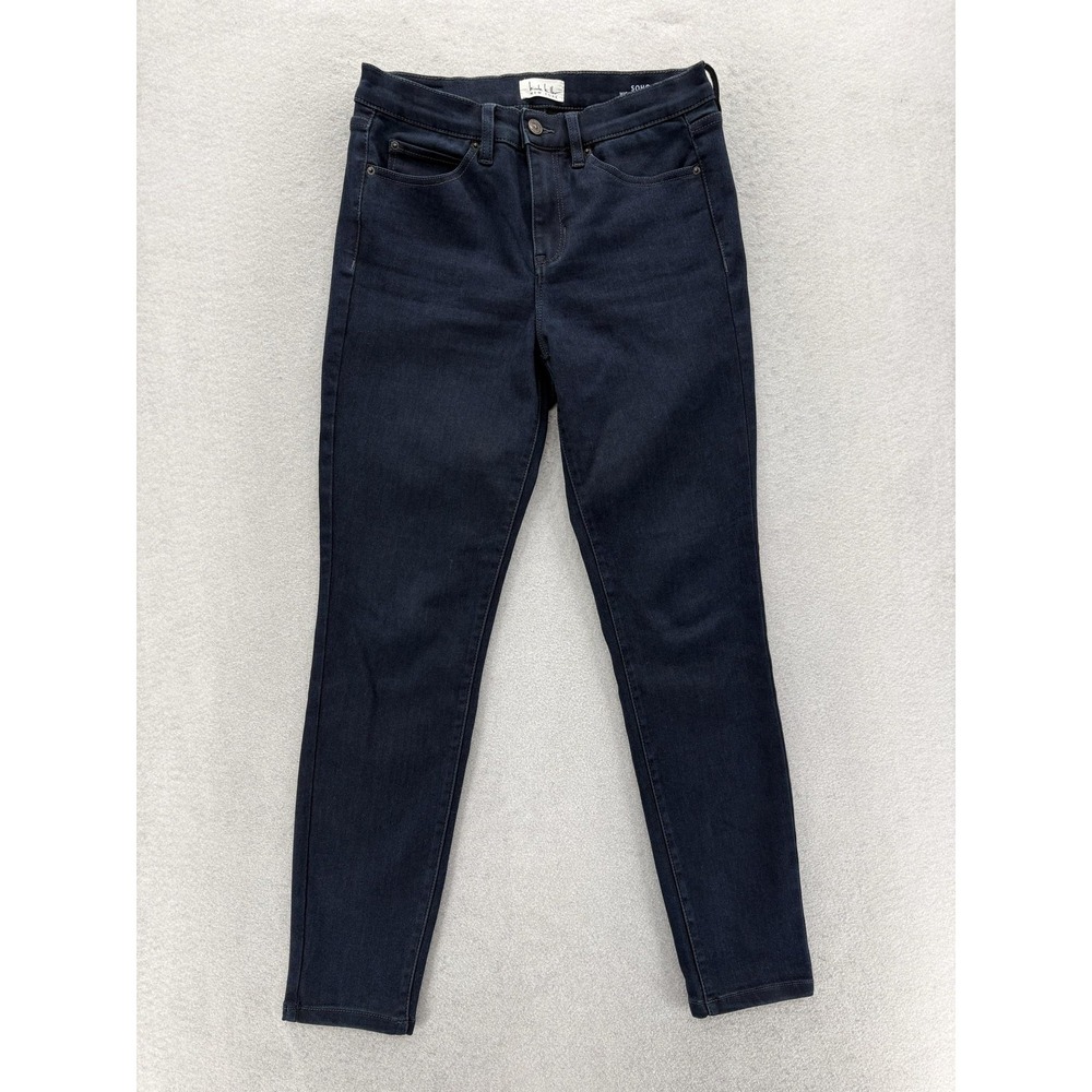 Nicole Miller New York Soho High Rise Skinny Jeans Womens 8 Blue Dark Wash Denim